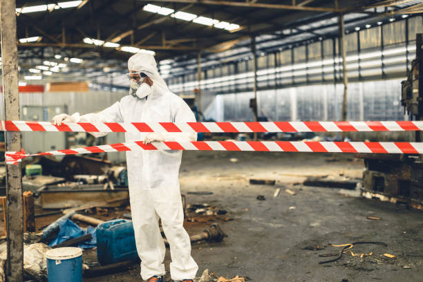 Professional Crime Scene Cleanup technician working in Plymouth, CA